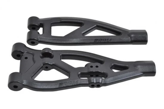 RPM Front Upper and Lower A Arms for Arrma Outcast/Talion/Kraton/DEX8T - Black — image 2 of 3