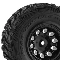 RPM Revolver Black Wheels - Slash 2WD Rear / 4x4 Front or Rear &mdash; image 4 of 4