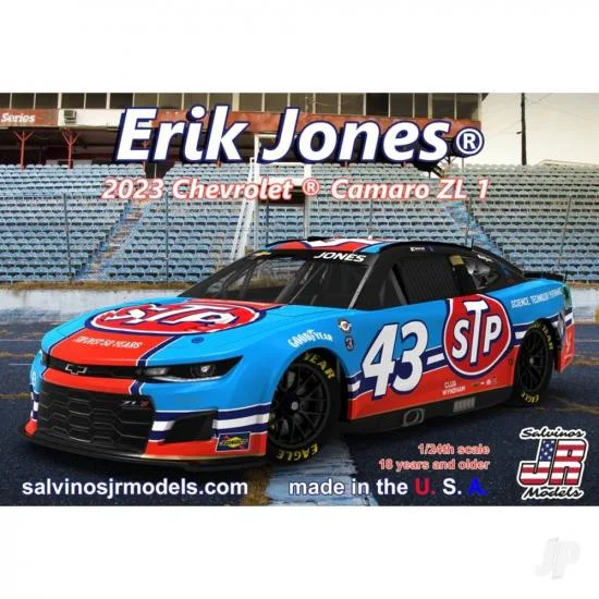 Salvinos JR Models 1:24 Legacy Motor Club Erik Jones 2023 Camaro STP — image 1 of 2