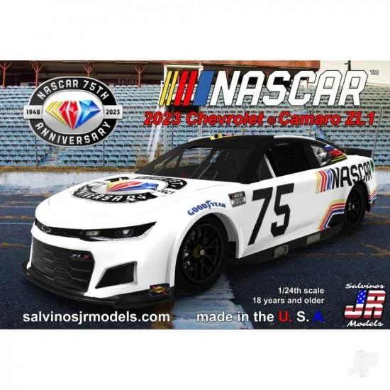 Salvinos JR Models 1:24 NASCAR 75th Diamond Anniversary 2023 Camaro — image 1 of 2
