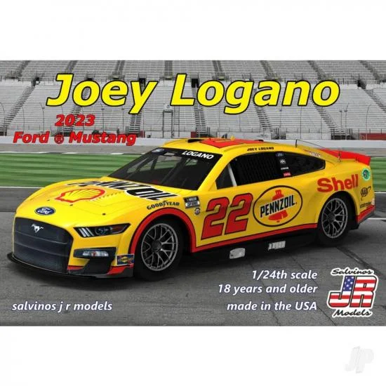 Salvinos JR Models 1:24 Team Penske 2023 Joey Logano Ford Mustang Primary — image 1 of 2