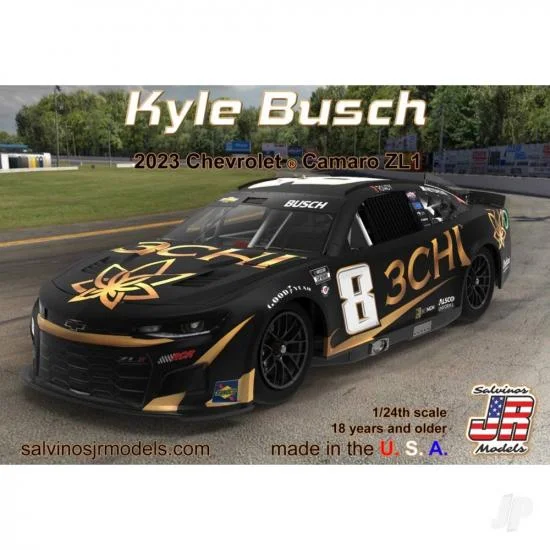 Salvinos JR Models 1:24 Richard Childress Racing Kyle Busch 2023 Camaro Primary — image 1 of 2