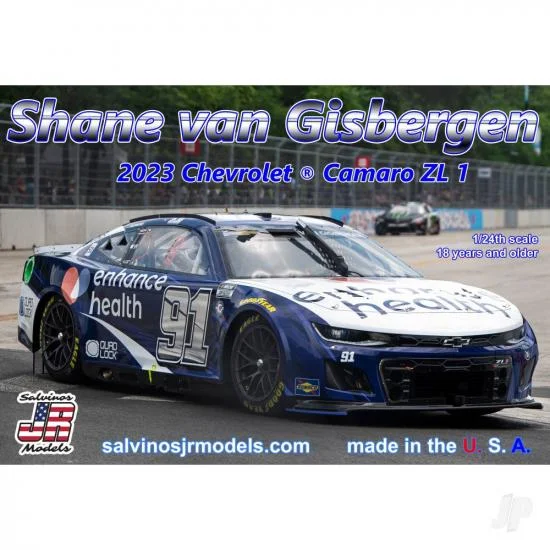 Salvinos JR Models 1:24 Trackhouse Racing 2023 Shane Van Gisbergen Camaro — image 1 of 2