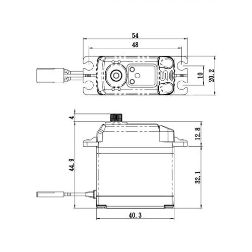 Savox SA1231SG+ Air Mega Torque Digital Servo - 32KG - 0.14s — image 2 of 5