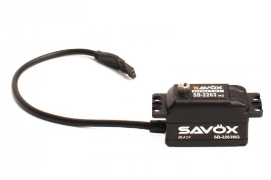 Savox SB2263MGB Low Profile Digital Servo - Black - 10KG - 0.076s — image 2 of 8