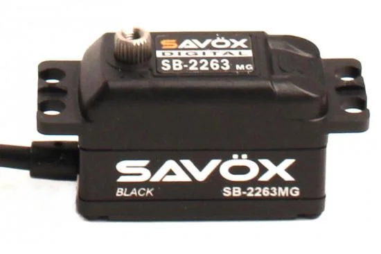 Savox SB2263MGB Low Profile Digital Servo - Black - 10KG - 0.076s — image 3 of 8