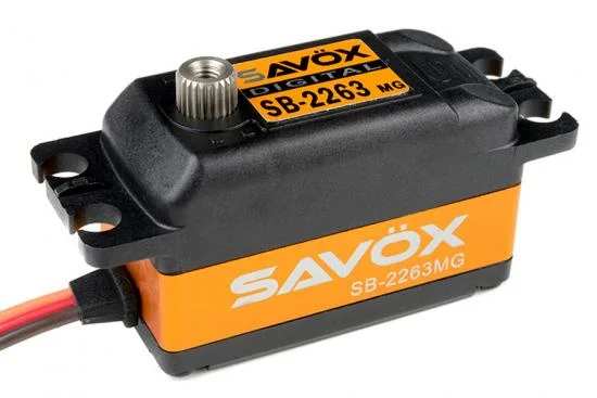 Savox SB2263MGB Low Profile Digital Servo - 10KG - 0.076s — image 2 of 2