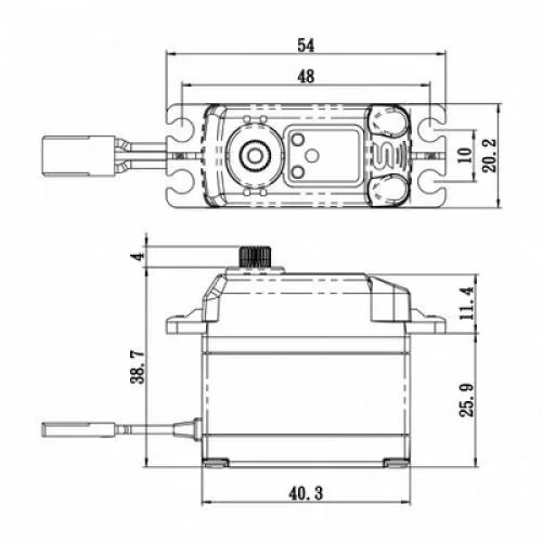 Savox SB2273SG+ Digital Brushless Servo - 28Kg 0.095s — image 2 of 5