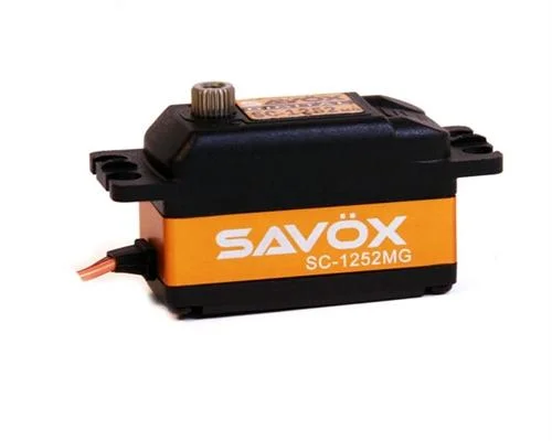 Savox SC1252MG Low Profile Metal Gear Servo - 7kg - 0.07s — image 1 of 4