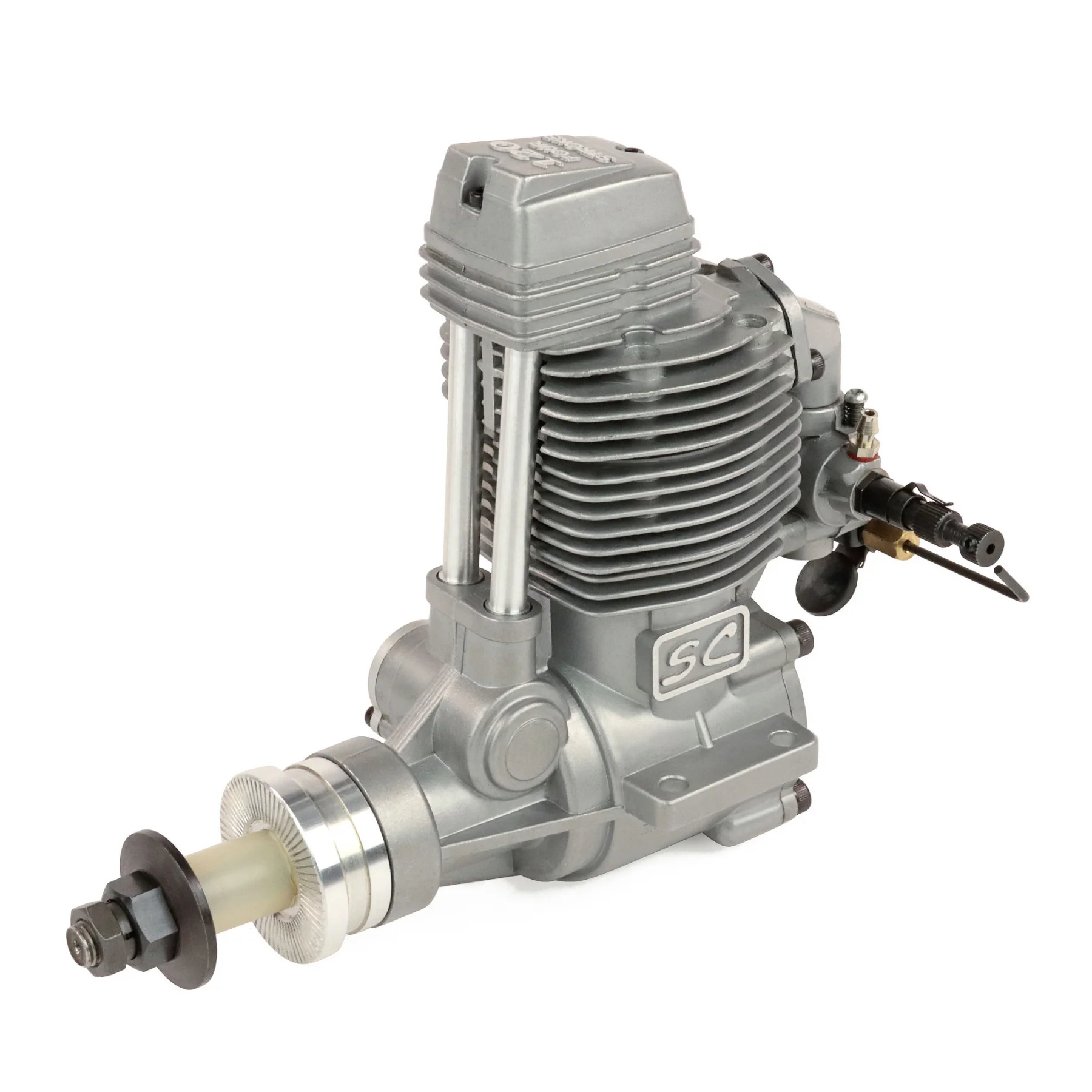 F-120  SC FOUR CYCLEエンジン SC SC120FS 4‑Stroke Glow R/C Aero Engine (Rear Needle)
