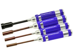 Nut Driver Set 4.5; 5.5. 7.0 & 12.0 x 100mm - 4pcs