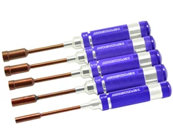 Nut Driver Set 3/16; 1/4; 5/16; 11/32 & 3/8 x 100m