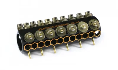 Set of 17 Alloy Pinions 48DP & Caddy 15T-31T — image 1 of 2