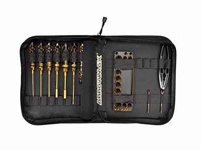 Arrowmax 1:10 On Road Tool Set + Tool Bag - Black Golden — image 1 of 2