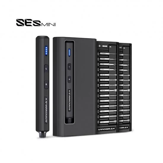 Arrowmax SES Mini Black Electric Screwdriver - 28 Bits — image 1 of 8