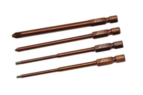Arrowmax Power Tool Tip Set - 2.0 + 2.5mm Hex + Phillips 4.0 + 5.8mm — image 1 of 2