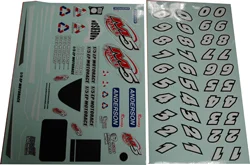 Body and Number Decals