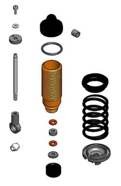 Aluminium Rear Oil Shock Set