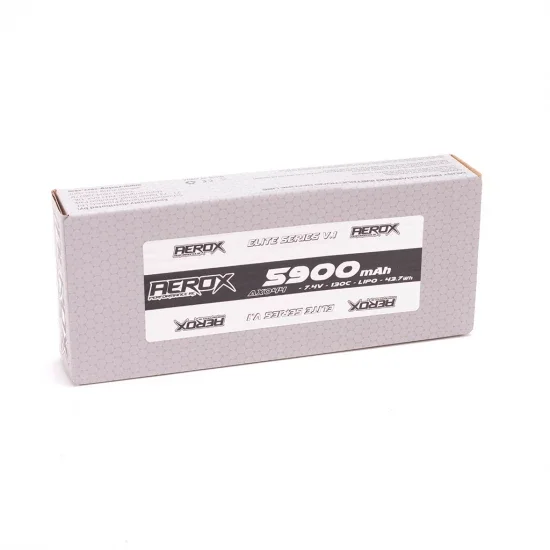 Aerox Elite LiPo 5900mAh Stick 7.4v 130C 19.5mm — image 3 of 3