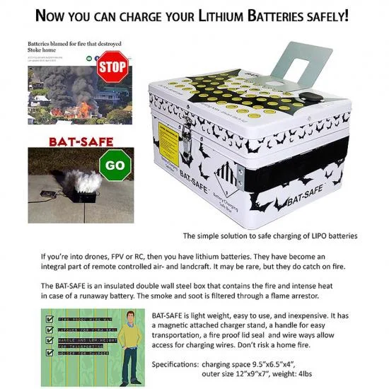 BAT-SAFE Medium LiPo Charging Safe Box &mdash; image 3 of 6