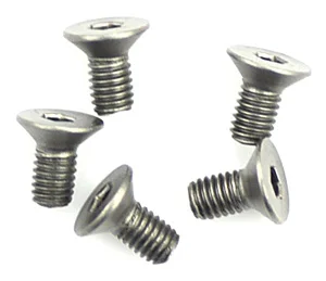 Titanium Countersunk Hex Screws M3 x 6 (10)