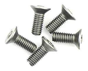 Titanium Countersunk Hex Screws M3 x 8 (10)
