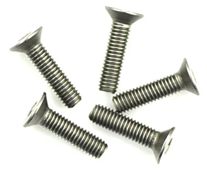 Titanium Countersunk Hex Screws M3 x 12 (10)