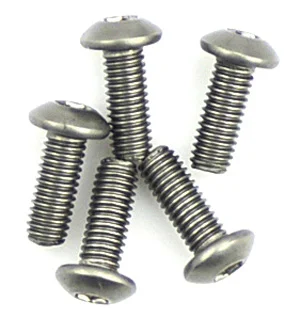 Titanium Caphead Hex Screws M3 x 8 (10)