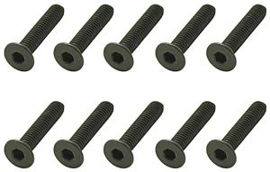 Steel Countersunk Hex Screws M3 x 15 (10)