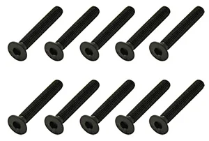 Steel Countersunk Hex Screws M3 x 18 (10)