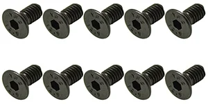 Steel Countersunk Hex Screws M4 x 8 (10)