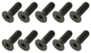 Steel Countersunk Hex Screws M4 x 12 (10)