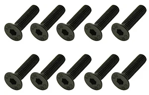 Steel Countersunk Hex Screws M4 x 16 (10)