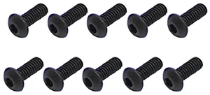 Steel Button Head Hex Screws M2.5 x 6 (10)