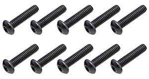 Steel Button Head Hex Screws M3 x 10 (10)