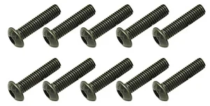 Steel Button Head Hex Screws M3 x 16 (10)