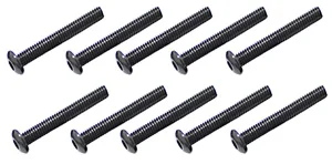 Steel Button Head Hex Screws M3 x 22 (10)