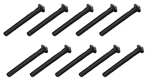 Steel Button Head Hex Screws M3 x 25 (10)