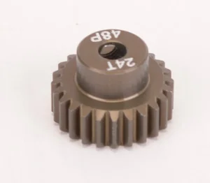 Pinion Gear 48DP 24T (7075 Hard Alloy) &mdash; image 2 of 2