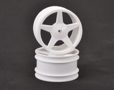 JConcepts 2.2 5 Spoke Rear White Wheels - CAT XLS - 8mm Castle Fitting (2) — image 1 of 2