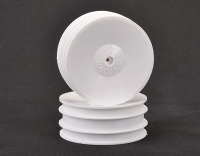 JConcepts 2.2 Dish Front White Wheels - CAT XLS - 8mm Castle Fitting (2) — image 1 of 2