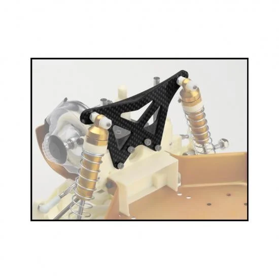RC10 Classic/Worlds 2.5mm Carbon Fibre Rear Shock Tower — image 2 of 2