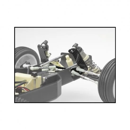 RC10 Worlds 2.5mm Carbon Fiber Front Shock Tower &mdash; image 2 of 2