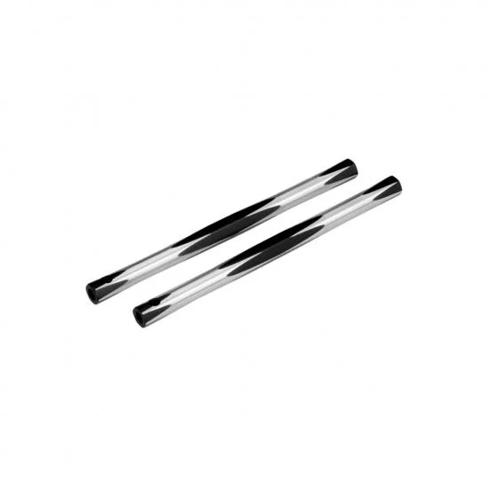 RC10 Diamond Nose Brace Tubes, Black-2pc — image 1 of 2