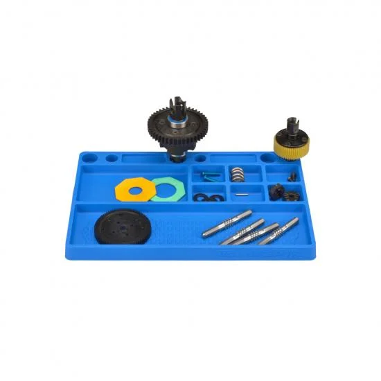 JConcepts Parts Tray, Rubber Material-Blue — image 2 of 2