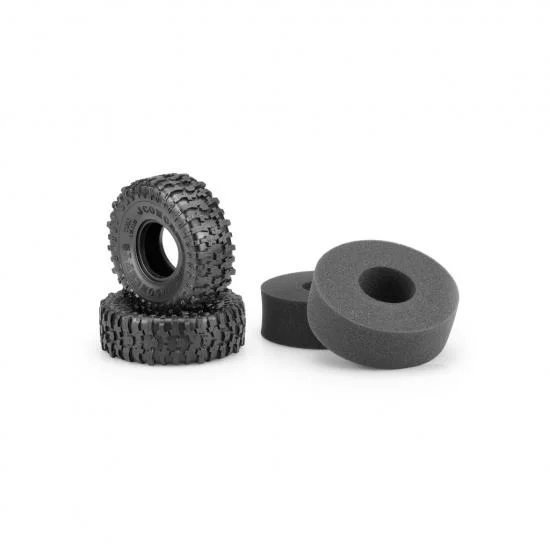 JConcepts Tusk Green Performance 1.9 Scaler Tires With Inserts (2) — image 2 of 4