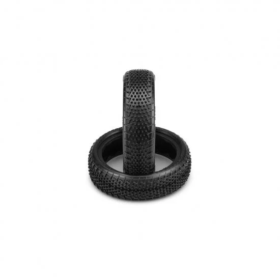 JConcepts Fuzz Bite LP 2WD Slim Buggy Front Tyres - Pink (2) — image 2 of 2