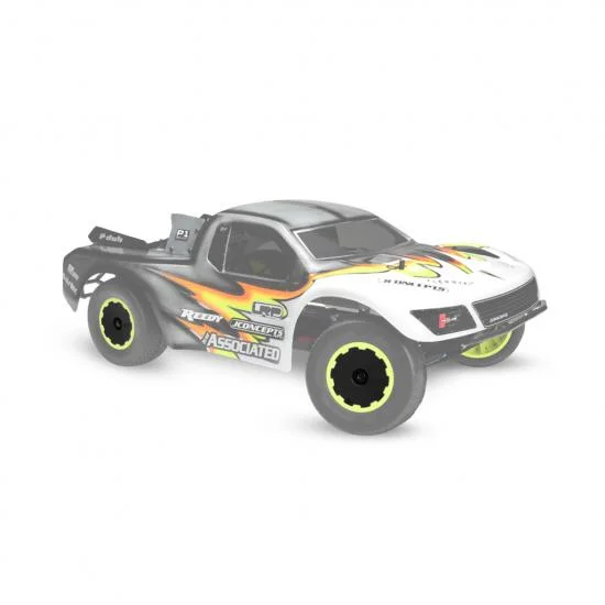 JConcepts Hazard SC6 Black +3mm Offset Wheels (2) — image 2 of 2