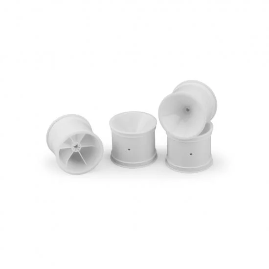 Mono Rear Wheel-RC10T,T2,T3,GT(3/16 Axle)Wht-(4) — image 1 of 2