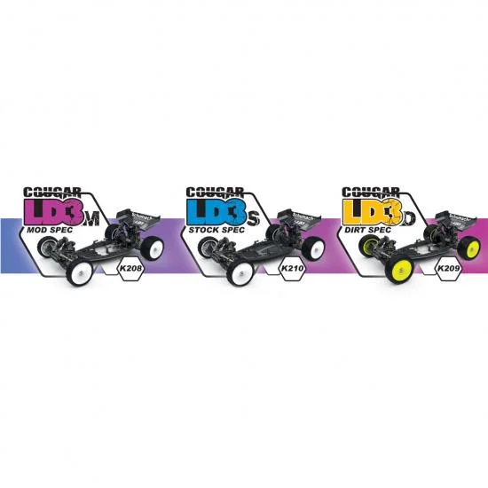 Schumacher Cougar LD3D - Dirt Spec - Kit — image 9 of 9